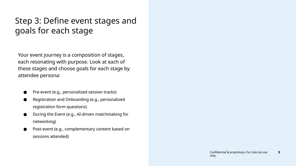 Attendee journey mapping template A participant - slide 5 of 13