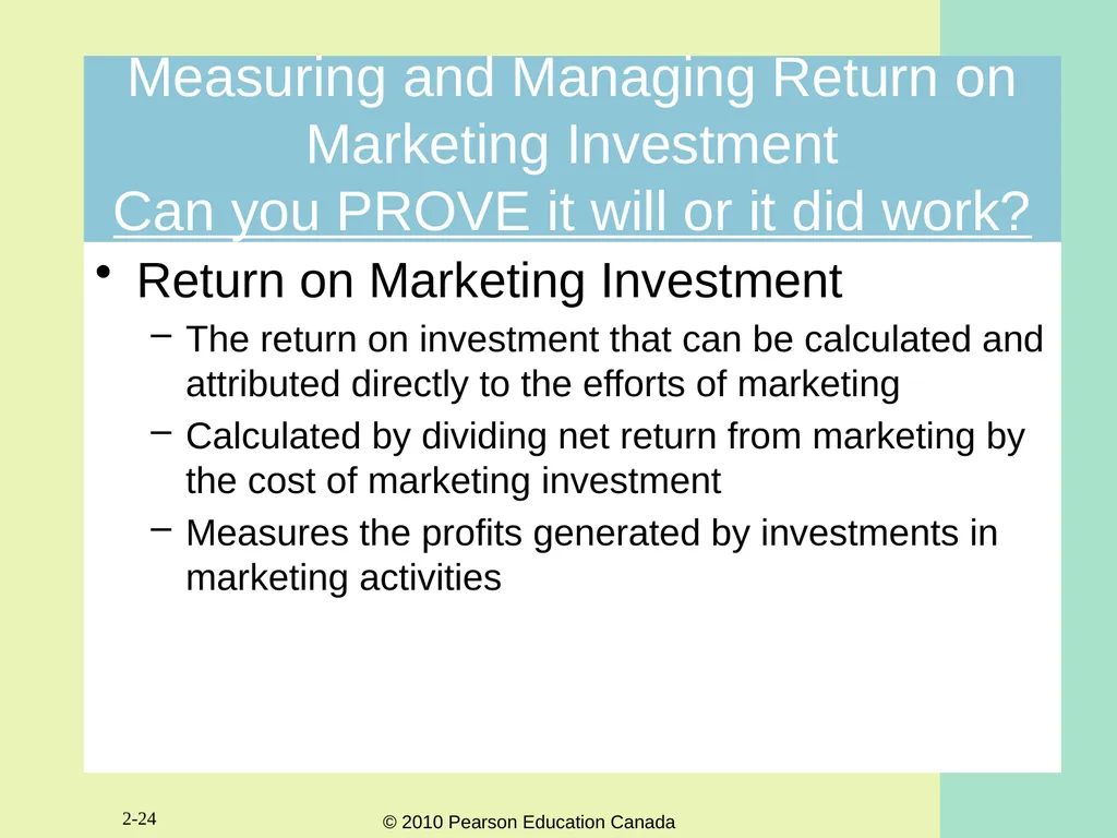 2-1 Chapter Two Marketing Strategy: Where - slide 24 of 26