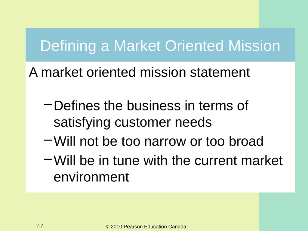 2-1 Chapter Two Marketing Strategy: Where - slide 7 of 26