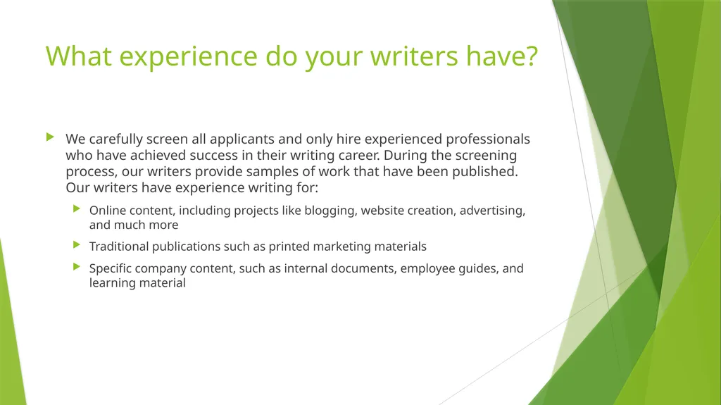 Get A Copywriter Your Go-To Source for All Things - slide 7 of 9