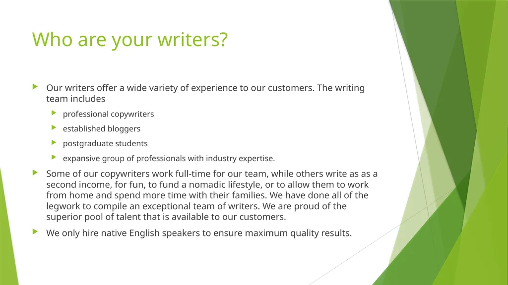 Get A Copywriter Your Go-To Source for All Things - slide 4 of 9