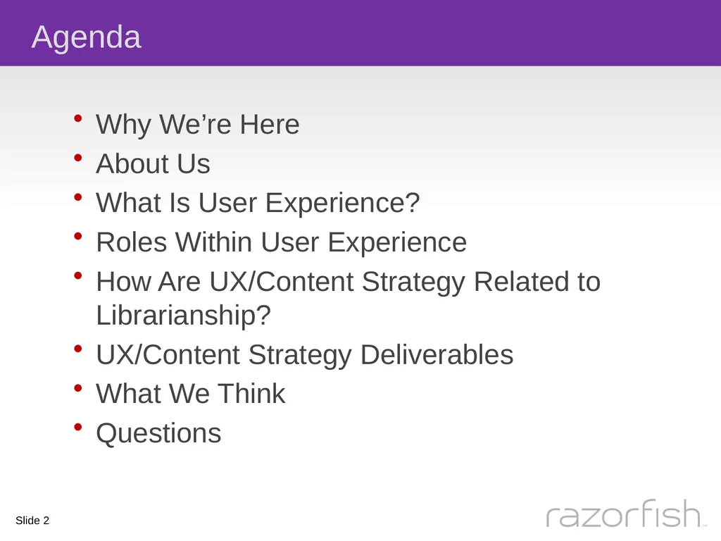 The Intersection of Library Science and User - slide 2 of 25