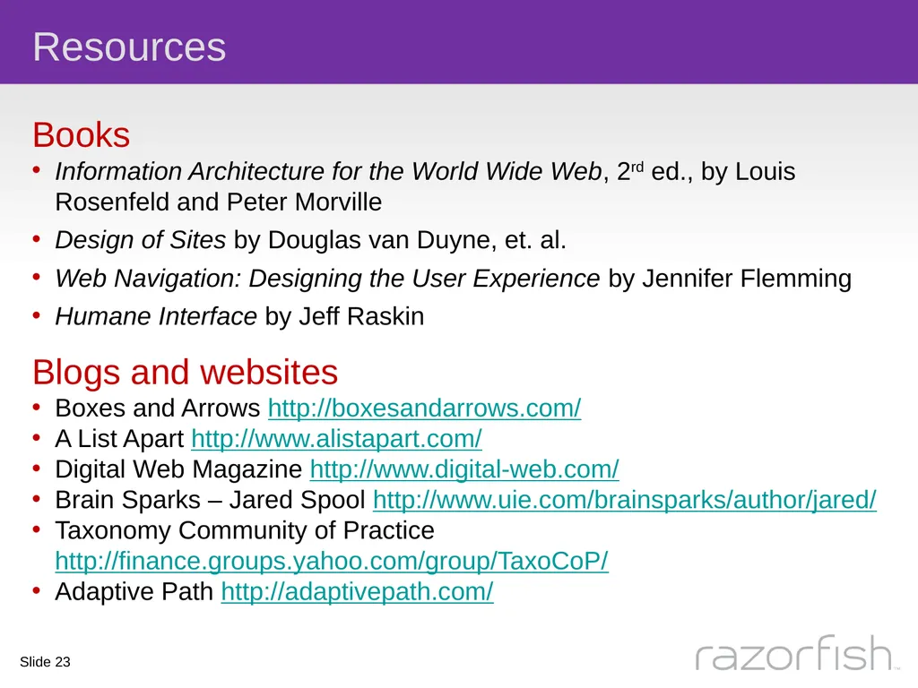 The Intersection of Library Science and User - slide 23 of 25