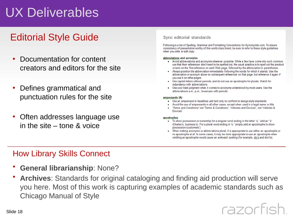 The Intersection of Library Science and User - slide 18 of 25