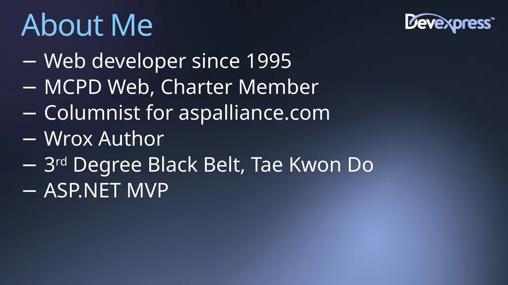 Improving Web Site Performance and Scalability - slide 2 of 27