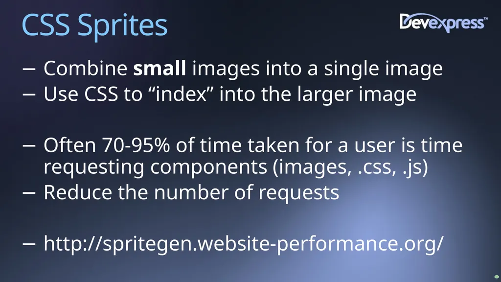 Improving Web Site Performance and Scalability - slide 17 of 27