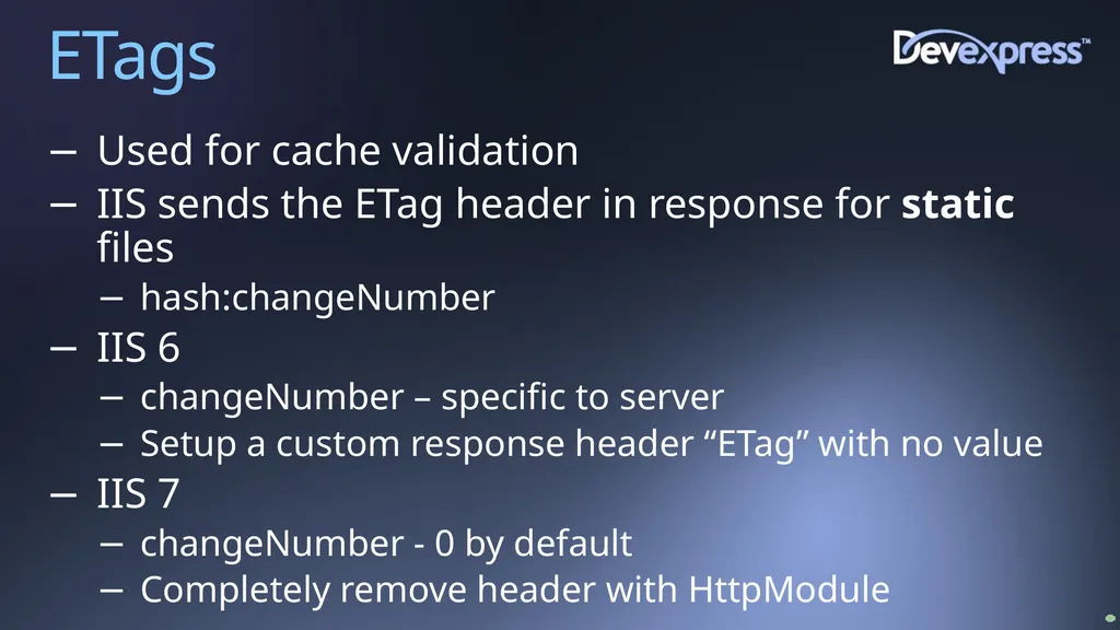 Improving Web Site Performance and Scalability - slide 15 of 27
