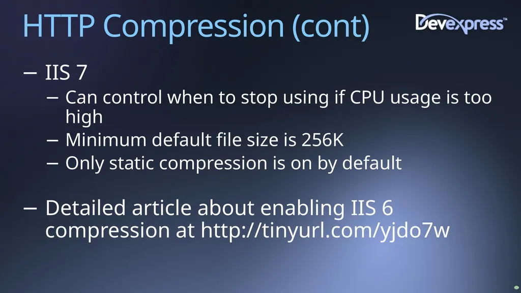 Improving Web Site Performance and Scalability - slide 11 of 27