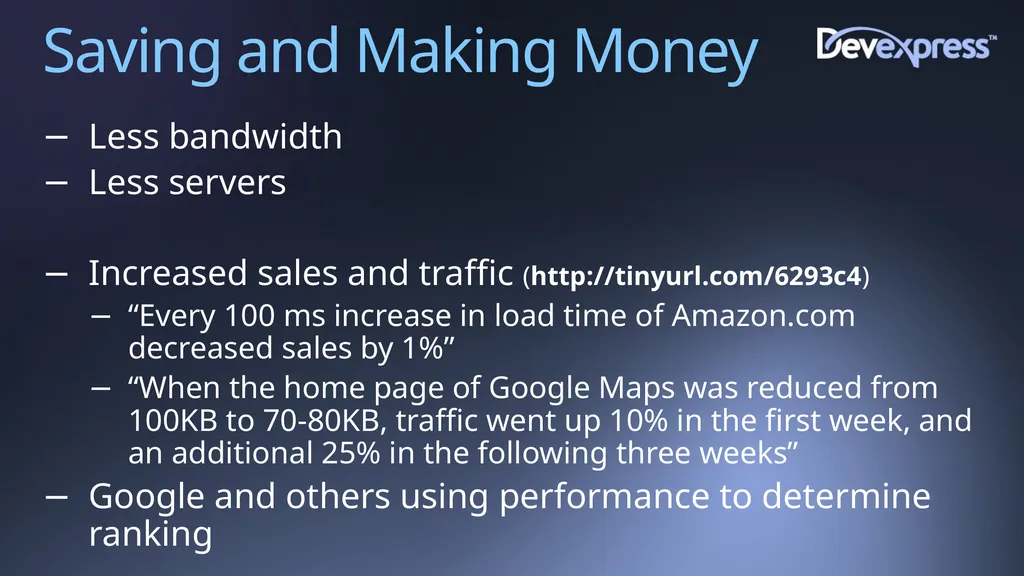 Improving Web Site Performance and Scalability - slide 4 of 27