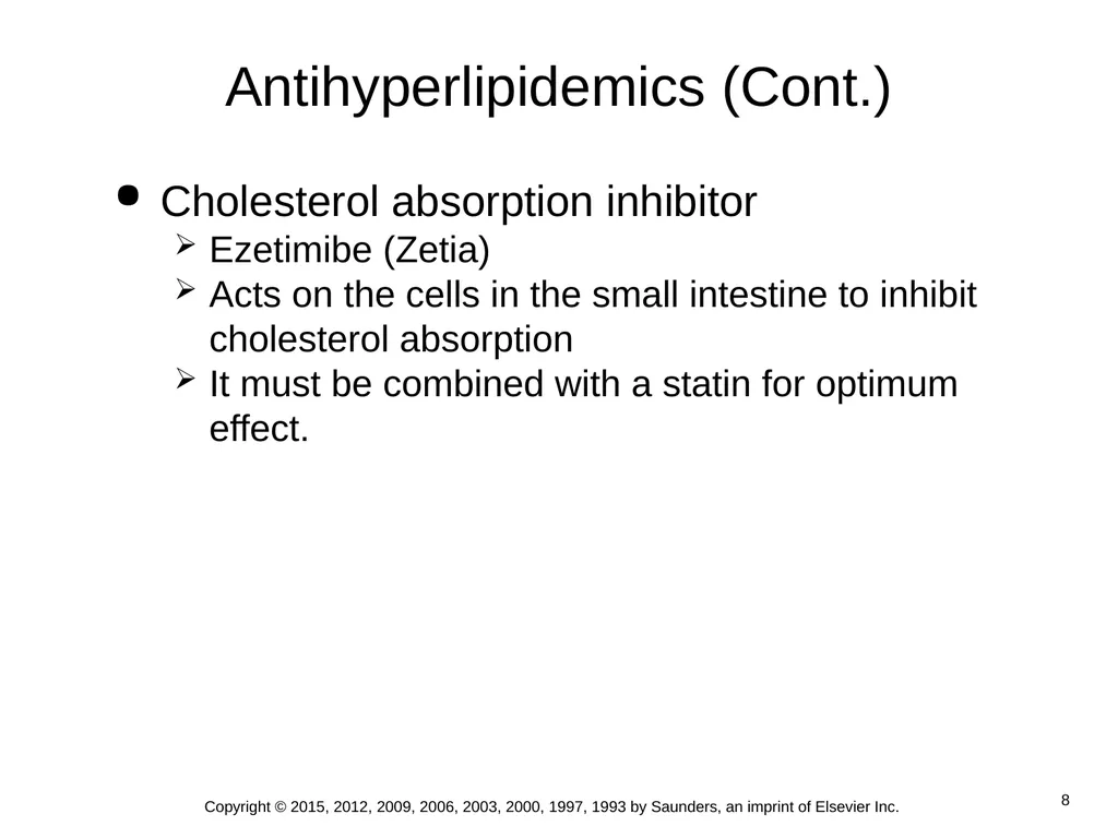 Chapter 46 Antihyperlipidemics and Peripheral - slide 8 of 24