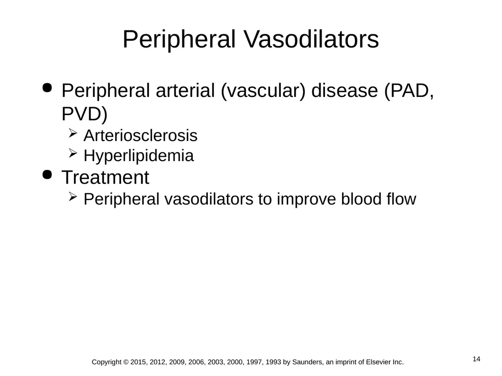 Chapter 46 Antihyperlipidemics and Peripheral - slide 14 of 24