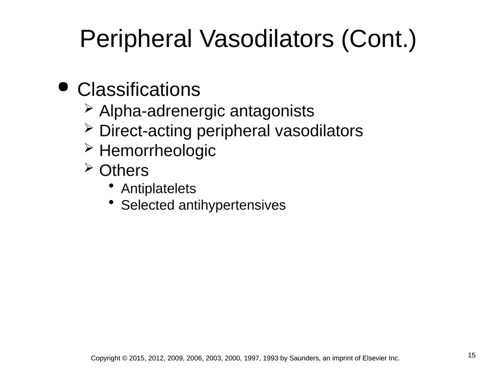 Chapter 46 Antihyperlipidemics and Peripheral - slide 15 of 24