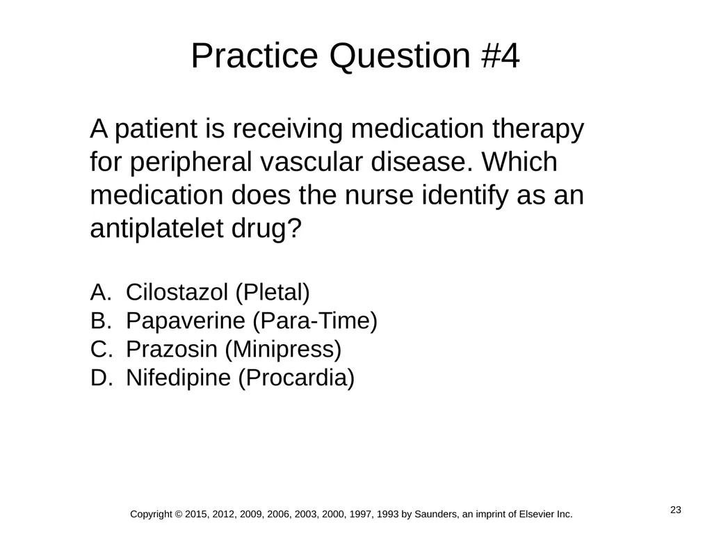 Chapter 46 Antihyperlipidemics and Peripheral - slide 23 of 24