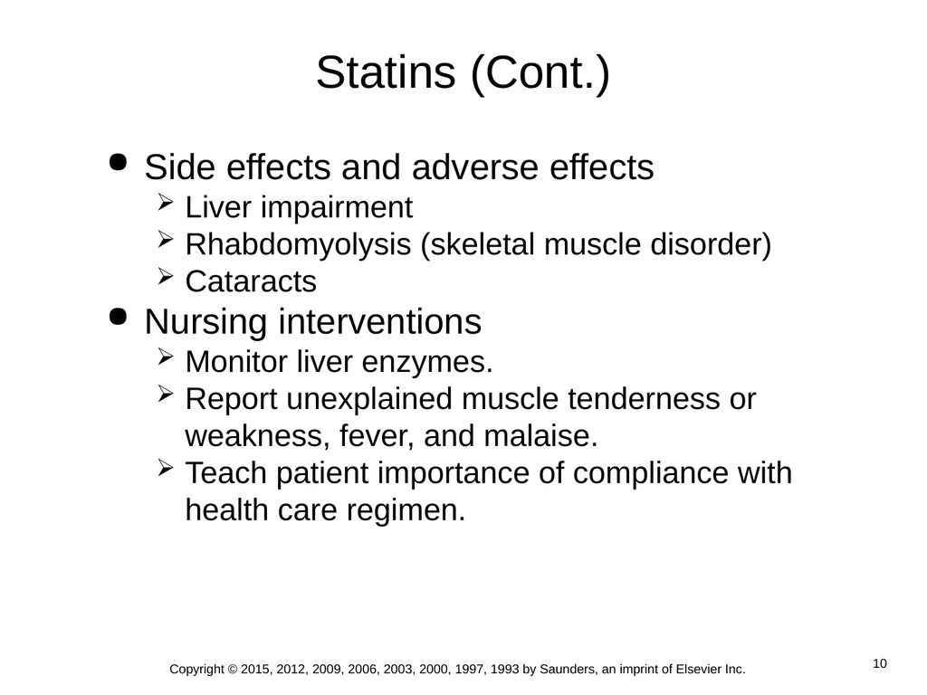 Chapter 46 Antihyperlipidemics and Peripheral - slide 10 of 24