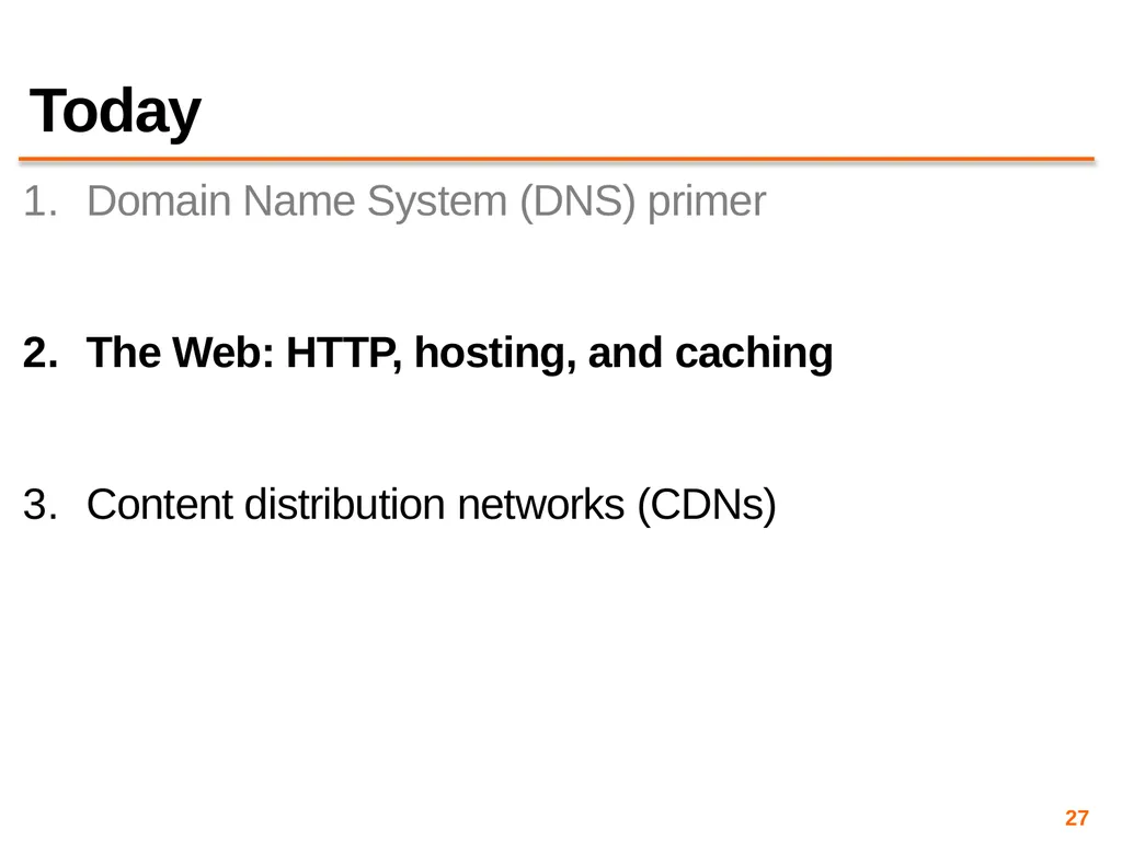 Content Distribution Networks COS 418: Distributed - slide 27 of 60