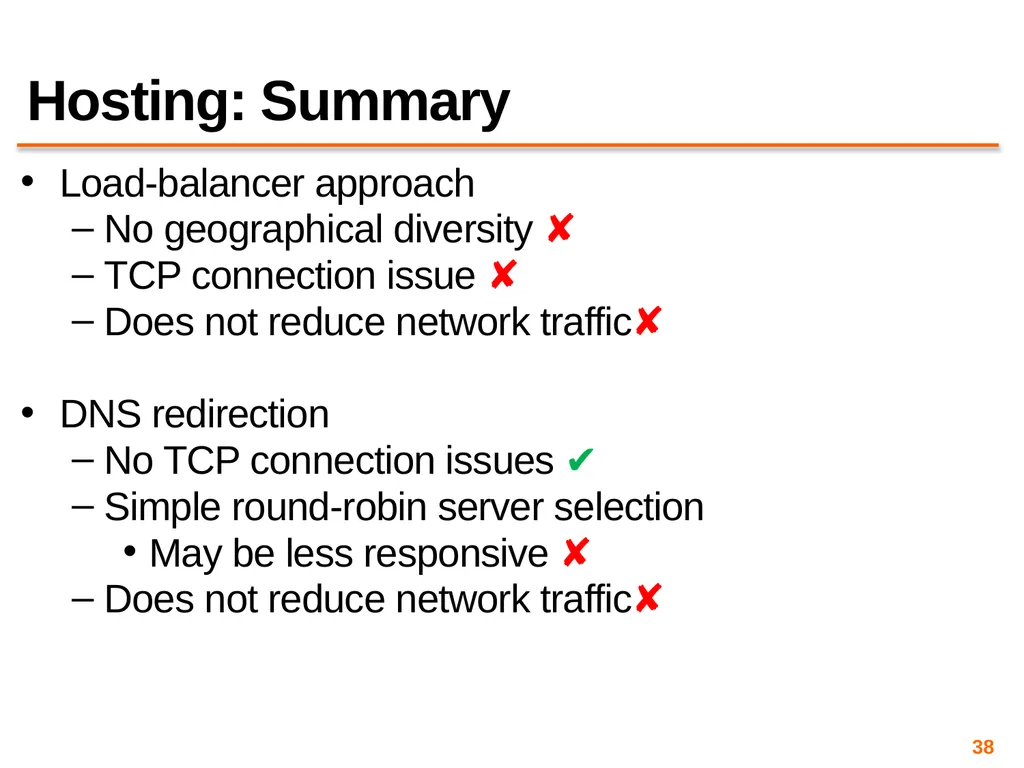 Content Distribution Networks COS 418: Distributed - slide 38 of 60