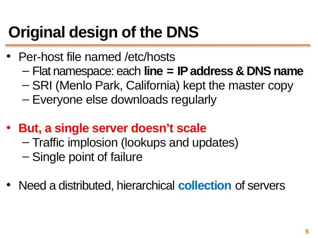 Content Distribution Networks COS 418: Distributed - slide 5 of 60