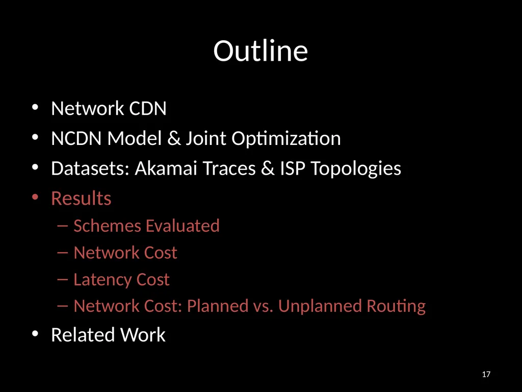 Distributing Content Simplifies ISP Traffic - slide 17 of 23