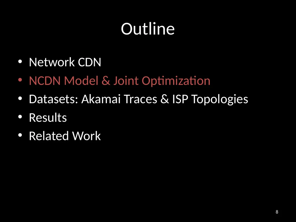 Distributing Content Simplifies ISP Traffic - slide 8 of 23