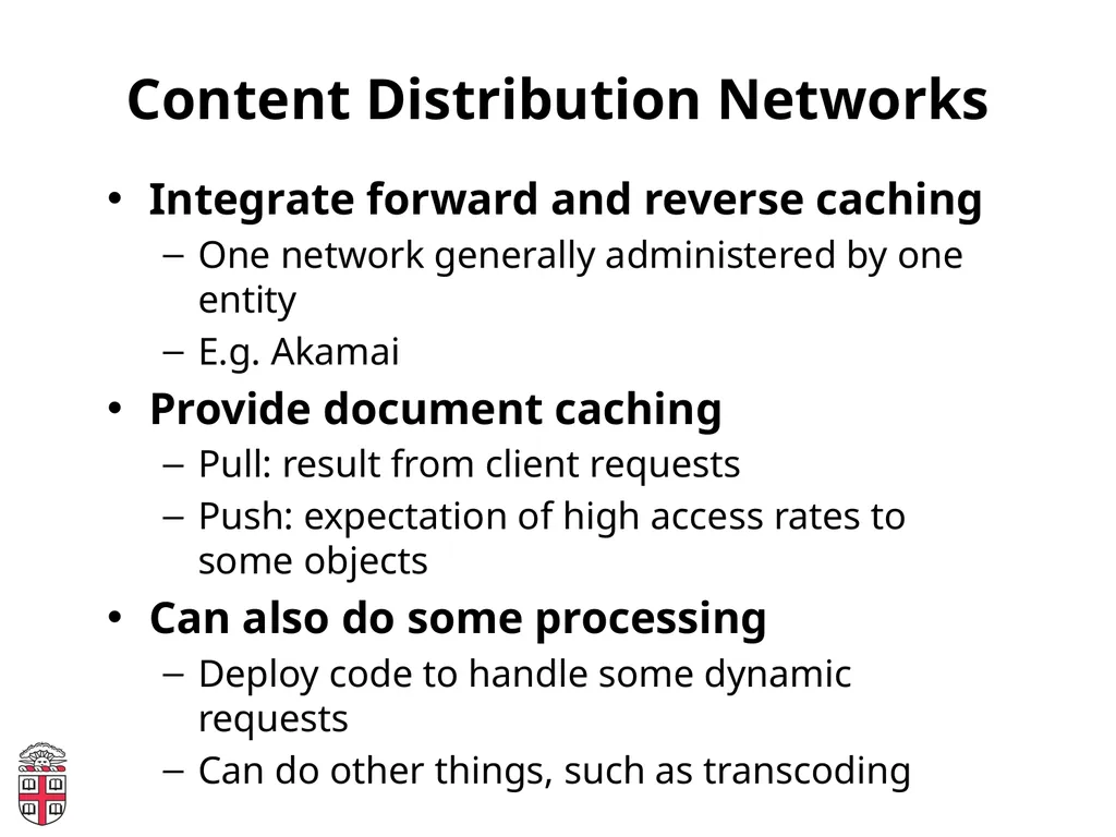 CSCI-1680 Web Performance and Content Distribution - slide 9 of 20