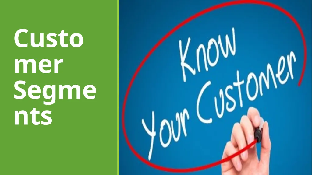 Business Model Canvas Customer Segments Who would - slide 3 of 37