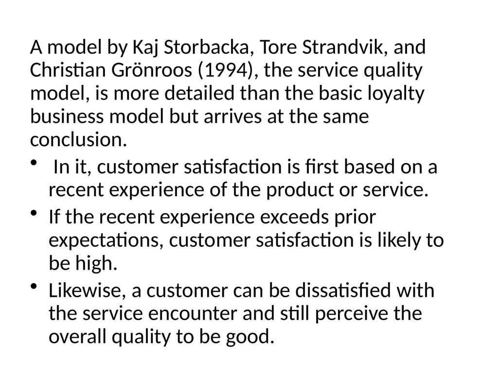 Costumer loyalty The loyalty business model The - slide 3 of 16