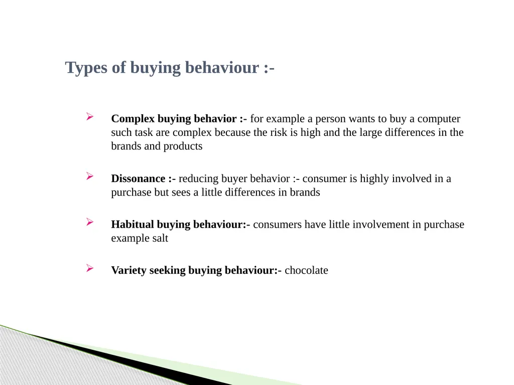 Prof. Sneha Mhatre Consumer Behaviour and - slide 5 of 28