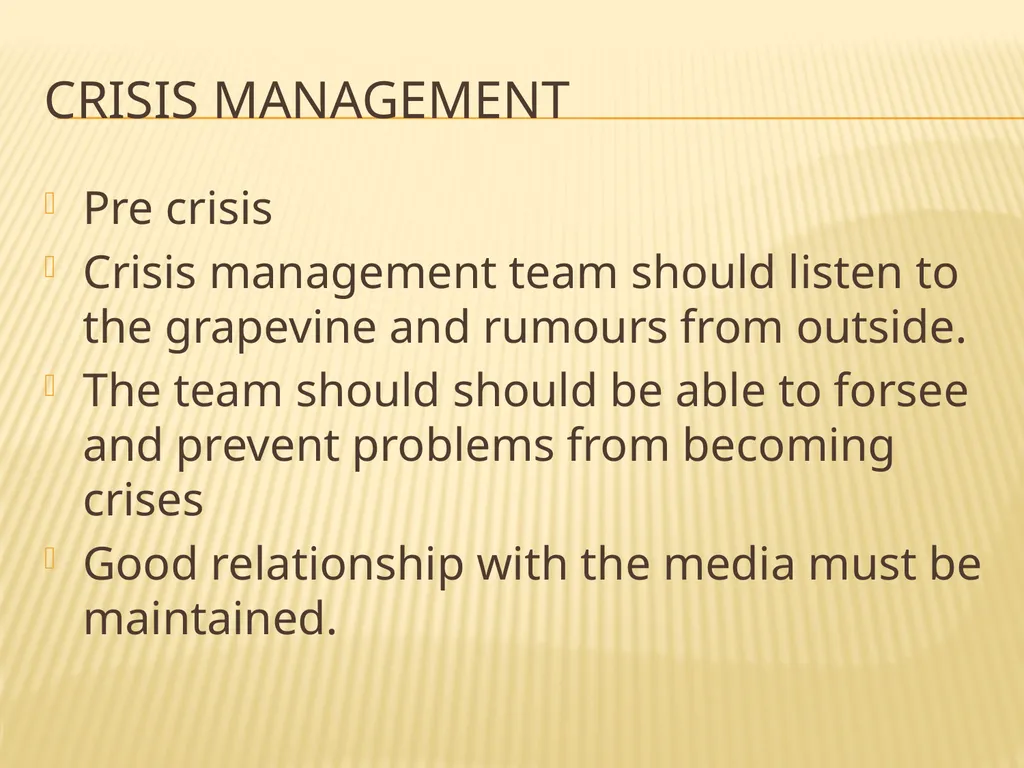 PUBLIC RELATIONs Definition Public relations is - slide 23 of 26