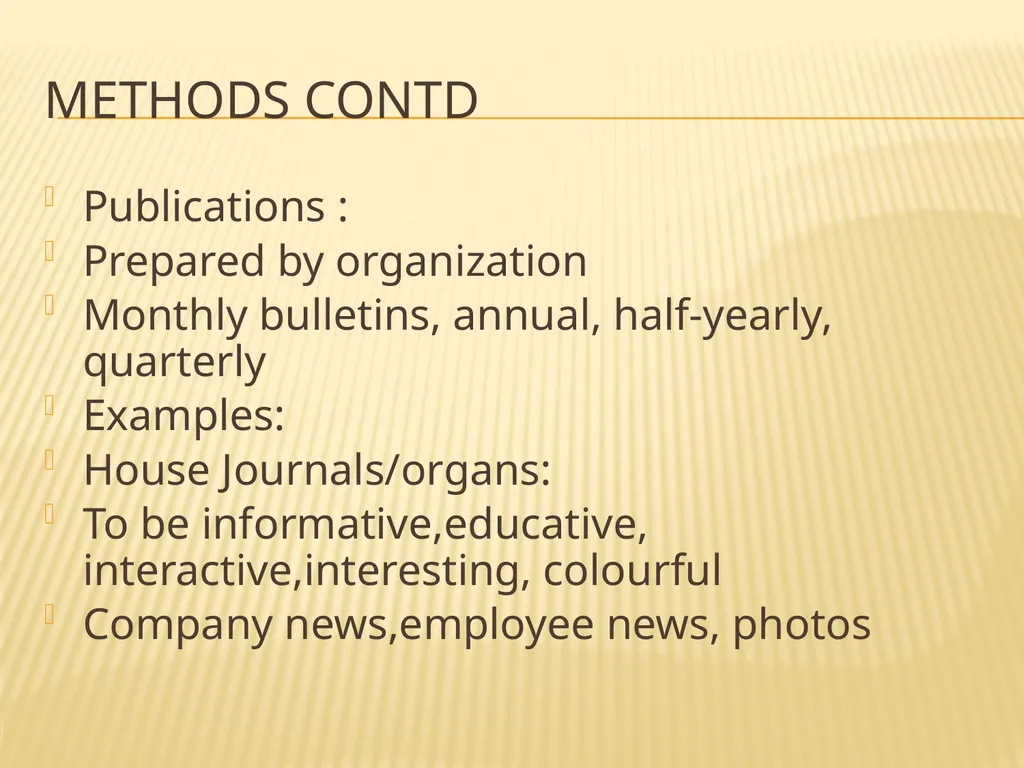 PUBLIC RELATIONs Definition Public relations is - slide 11 of 26