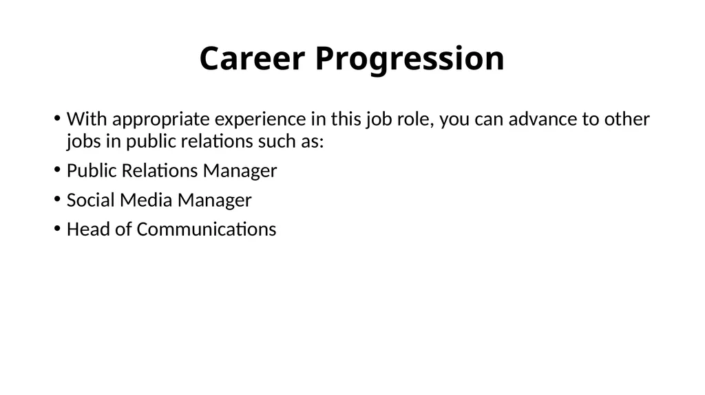 Public Relations Officer: Role and Duties - slide 6 of 7