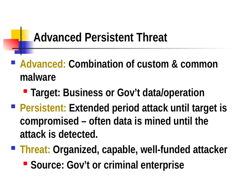 Chapter 15 – Cyber Operations Part I Cyber “A - slide 23 of 42