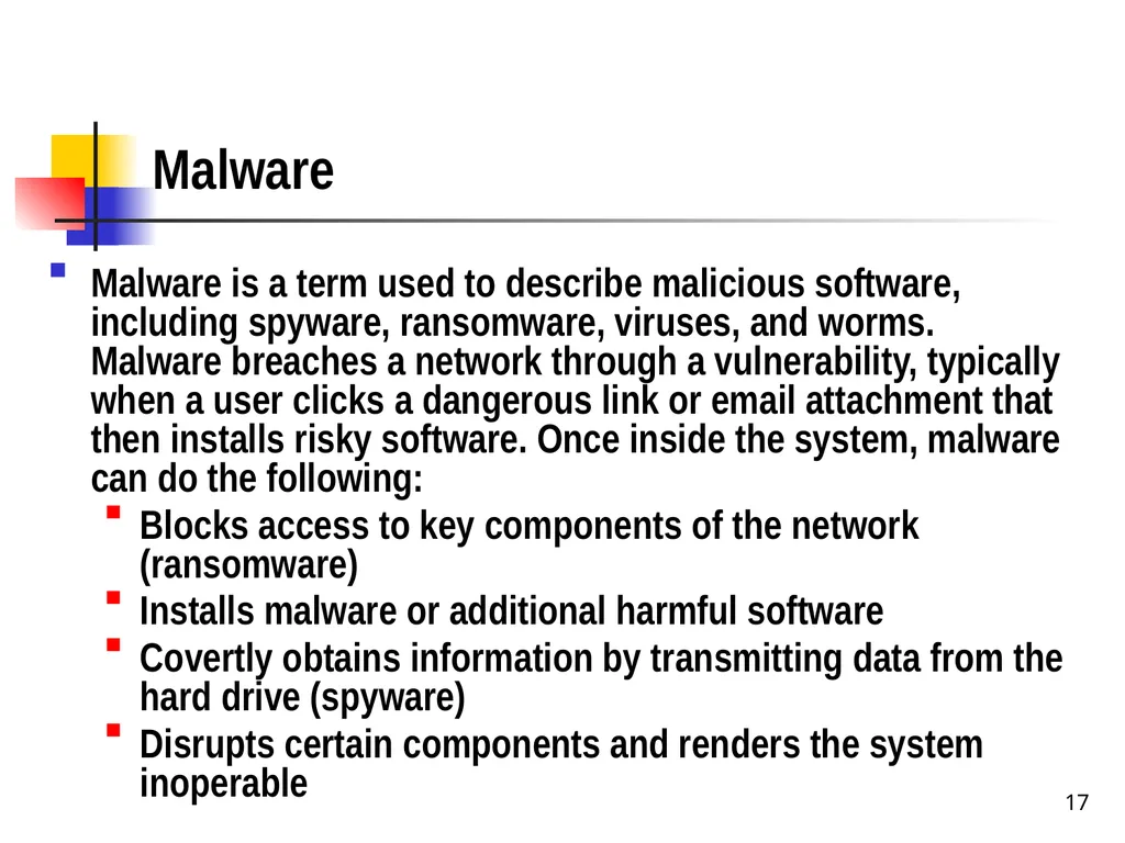 Chapter 15 – Cyber Operations Part I Cyber “A - slide 17 of 42
