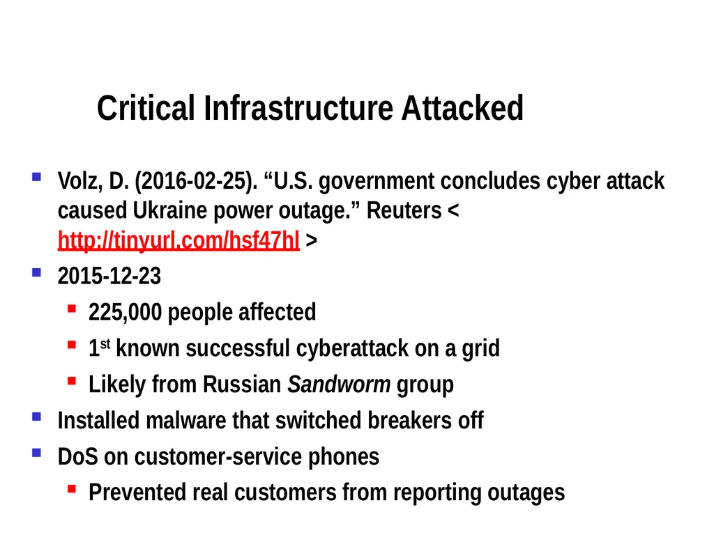 Chapter 15 – Cyber Operations Part I Cyber “A - slide 29 of 42