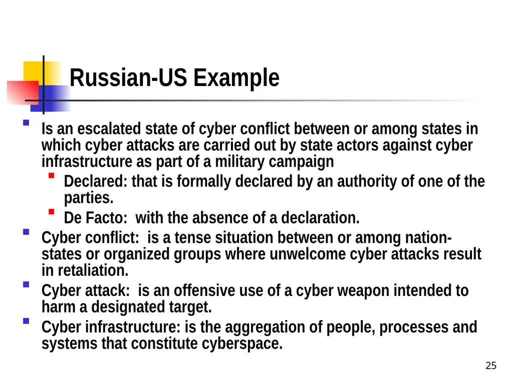 Chapter 15 – Cyber Operations Part I Cyber “A - slide 25 of 42