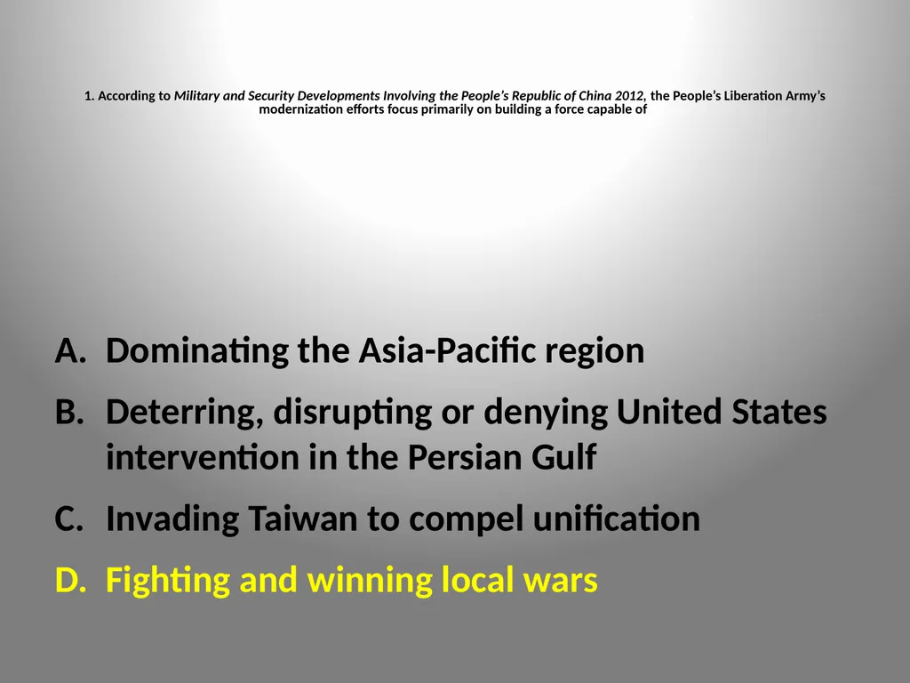 Academic World Quest 2013 We wish to thank the - slide 69 of 134