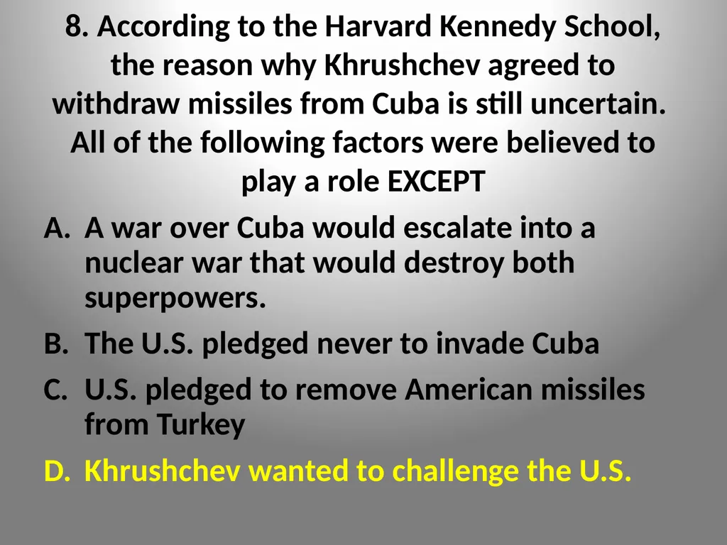 Academic World Quest 2013 We wish to thank the - slide 96 of 134