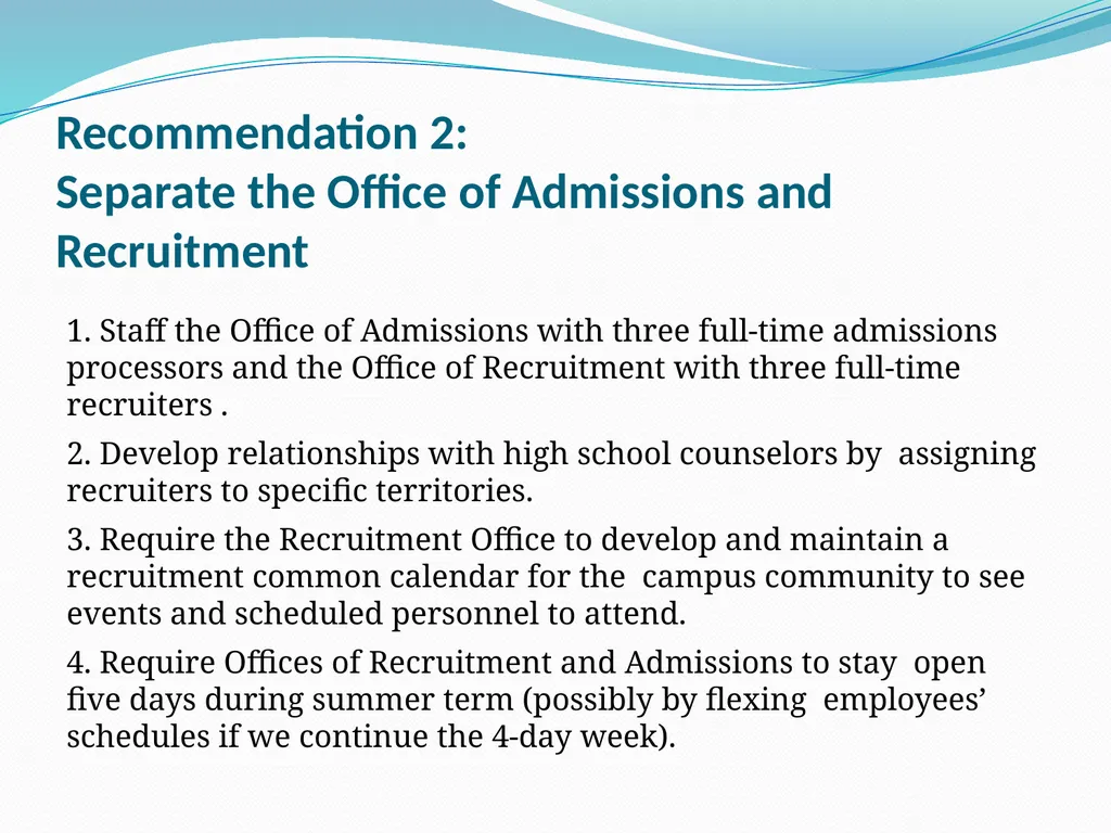 Enrollment-Recruiting Advisory Committee Committee - slide 8 of 28