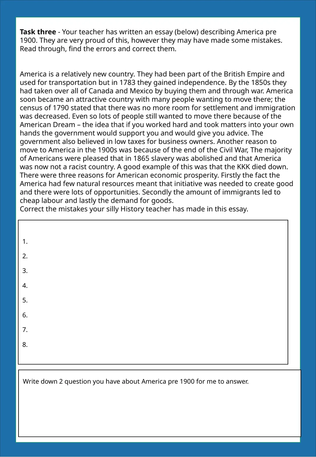 Introduction to History A Level Preparation - slide 8 of 16
