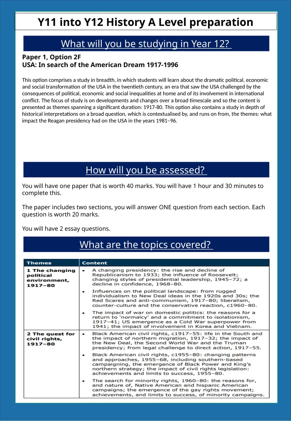 Introduction to History A Level Preparation - slide 2 of 16