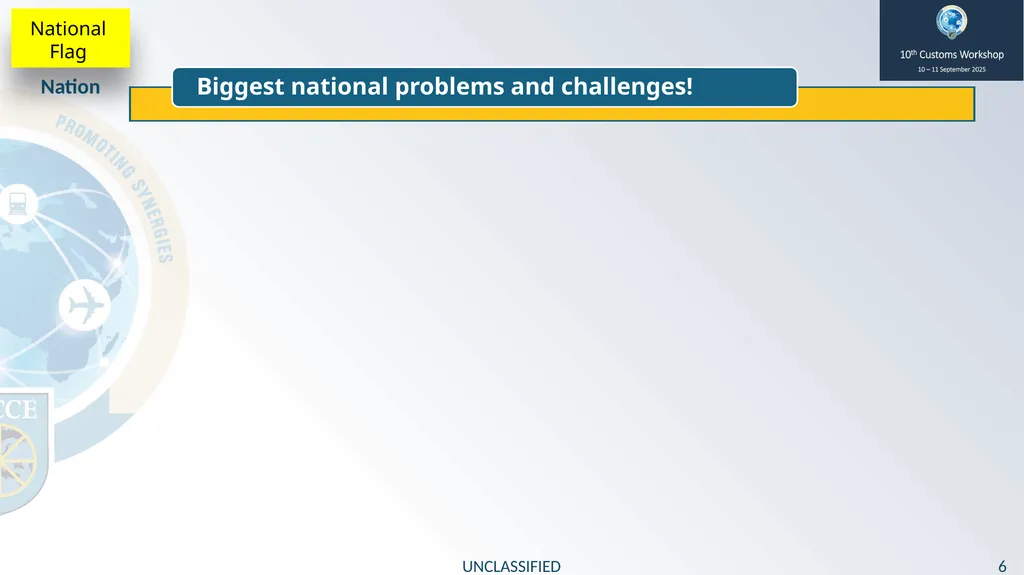 10th Customs Workshop 10 – 11 September 2025 - slide 6 of 10