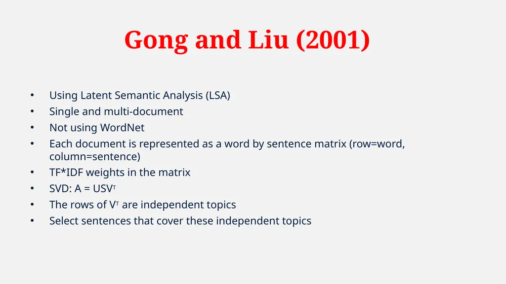 NLP Introduction to NLP Summarization Techniques - slide 16 of 17