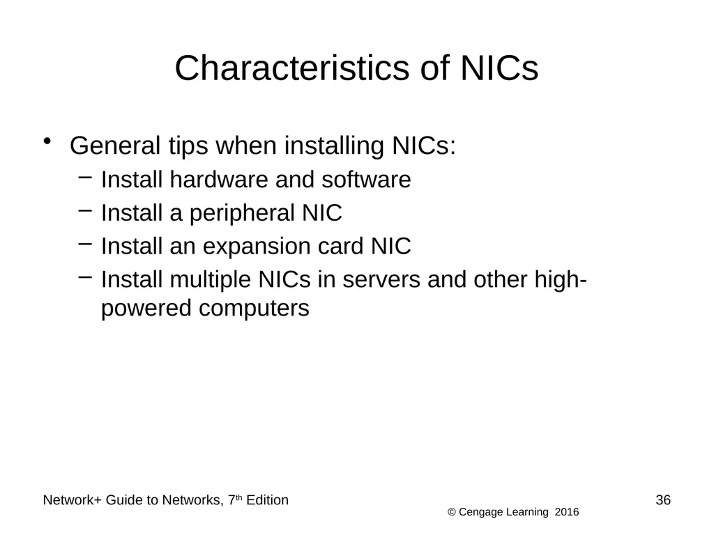 Network+ Guide to Networks 7th Edition Chapter 4 - slide 36 of 50