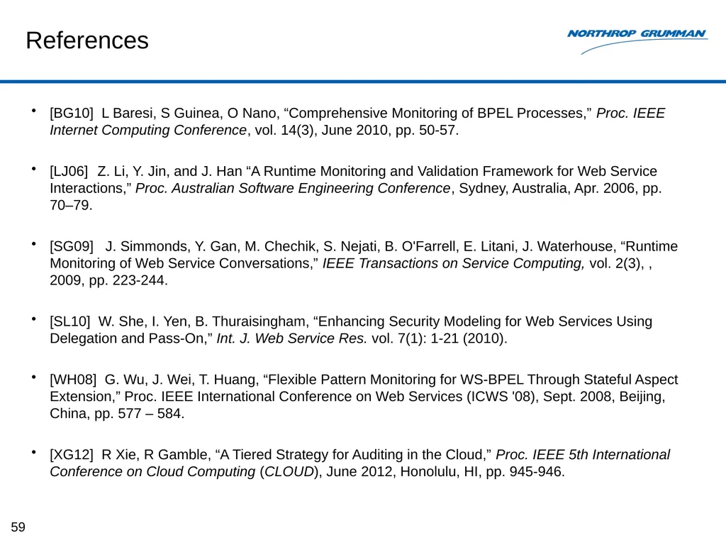 Monitoring-based System for E2E Security Auditing - slide 59 of 61