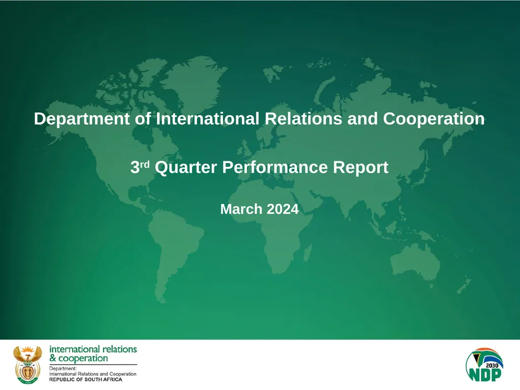 Department of International Relations and