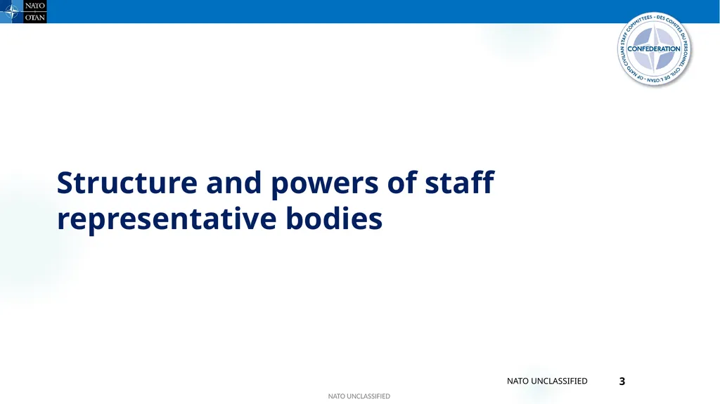 Confederation of NATO Civilian Staff Committees - slide 3 of 14