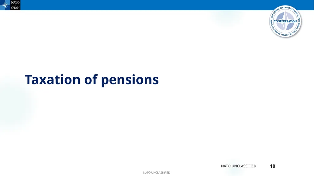 Confederation of NATO Civilian Staff Committees - slide 10 of 14