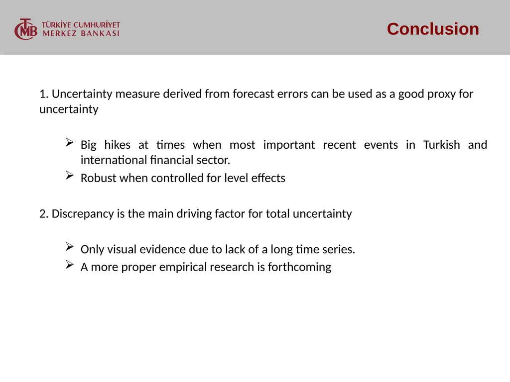MEASURING UNCERTAINTY IN THE FINANCIAL SECTOR - slide 18 of 19