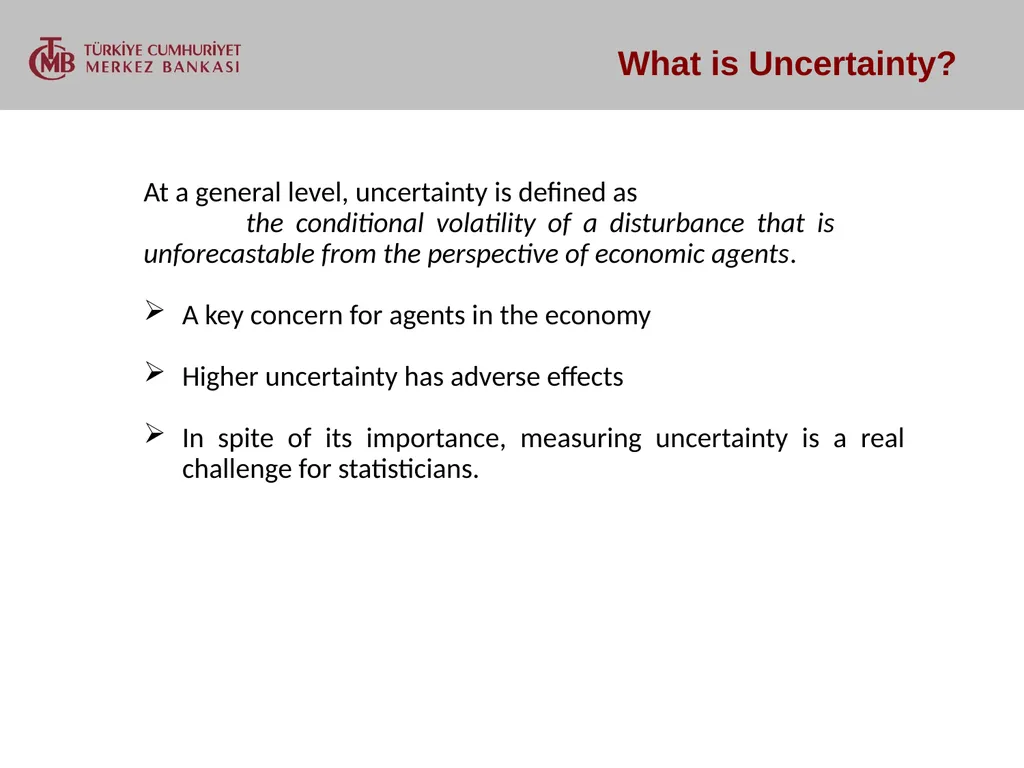 MEASURING UNCERTAINTY IN THE FINANCIAL SECTOR - slide 3 of 19