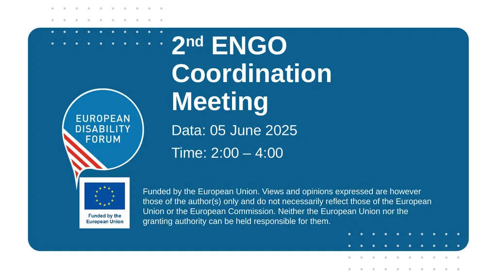 2nd ENGO Coordination Meeting Data: 05 June 2025