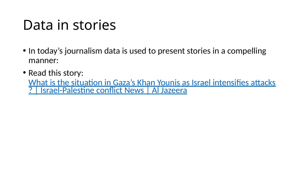 USING DATA TO SUPPORT STORIES Theophilus Abbah, - slide 5 of 20